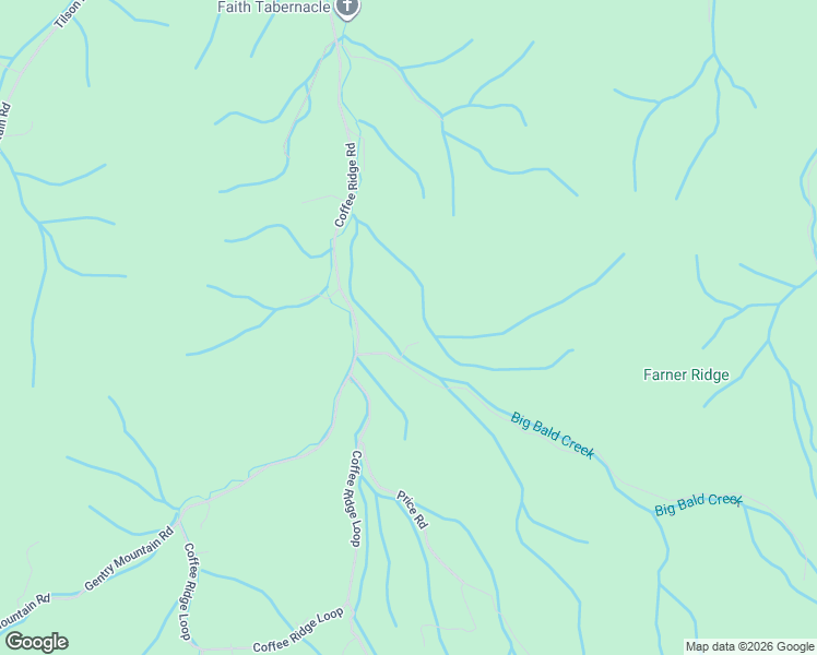 map of restaurants, bars, coffee shops, grocery stores, and more near 1319 Coffee Ridge Loop in Erwin