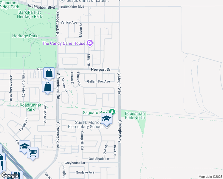 map of restaurants, bars, coffee shops, grocery stores, and more near 1173 Pincay Drive in Henderson