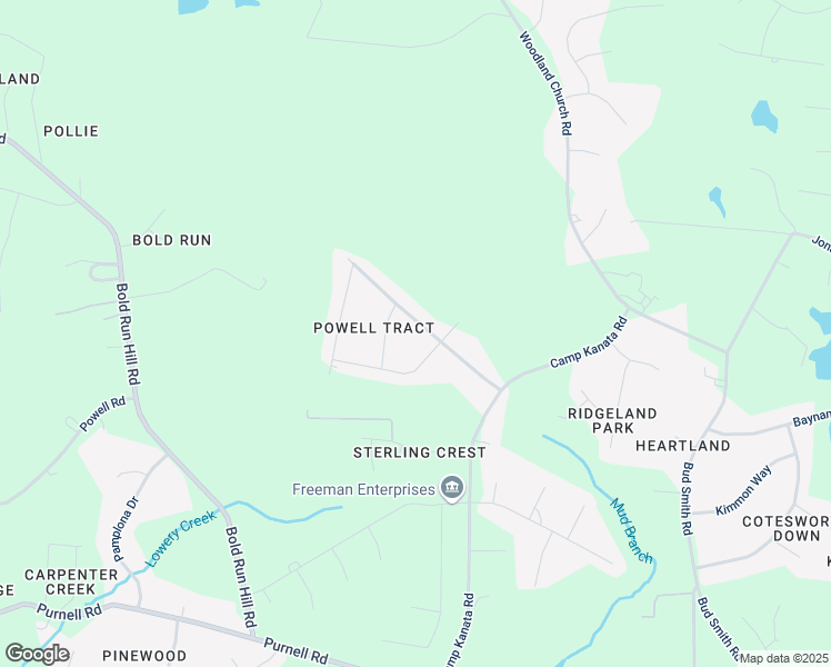 map of restaurants, bars, coffee shops, grocery stores, and more near 2413 Emerald Woods Drive in Wake Forest