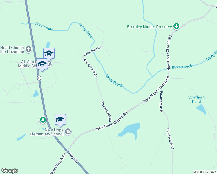 map of restaurants, bars, coffee shops, grocery stores, and more near 3908 Stoneycreek Rd in Chapel Hill