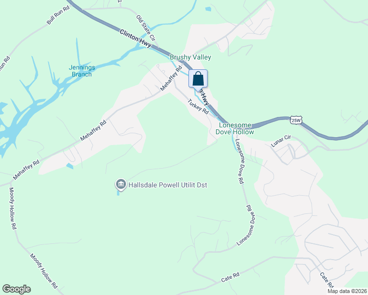 map of restaurants, bars, coffee shops, grocery stores, and more near 172 Moore Lane in Powell