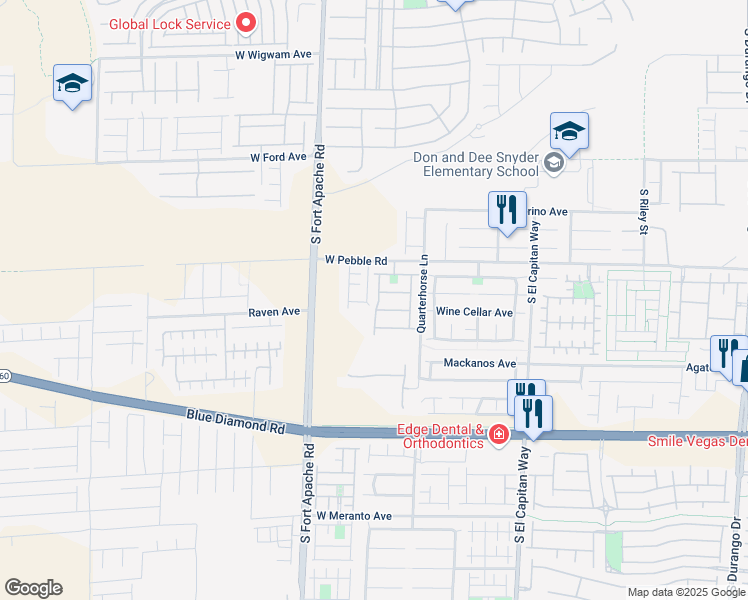 map of restaurants, bars, coffee shops, grocery stores, and more near 8973 Quintessa Cove Street in Las Vegas
