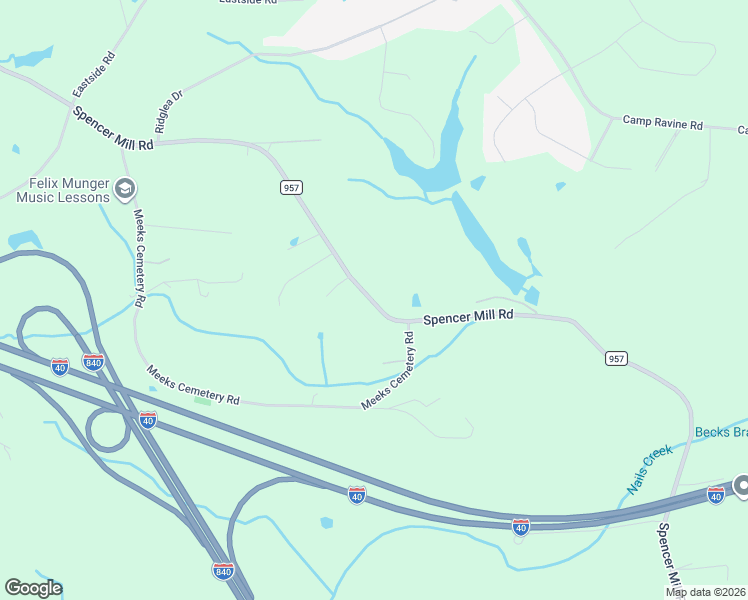 map of restaurants, bars, coffee shops, grocery stores, and more near 5 Luther Lane in Burns