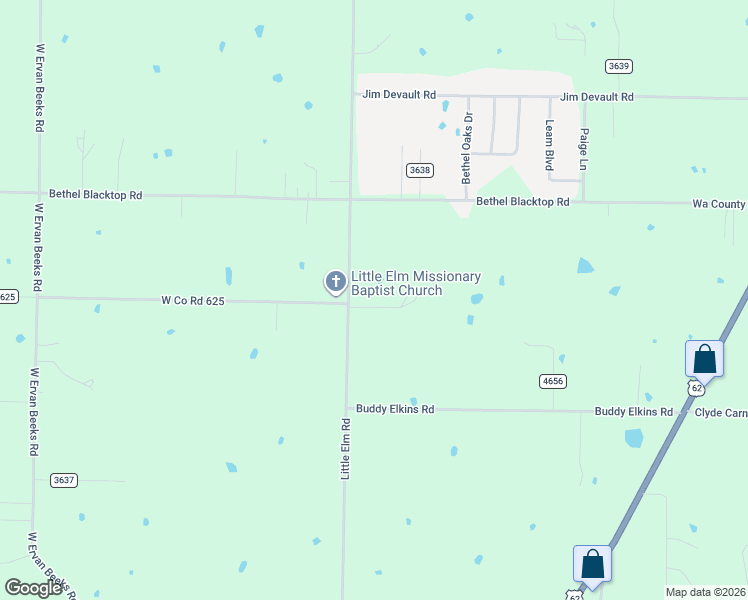 map of restaurants, bars, coffee shops, grocery stores, and more near 12230 Little Elm Road in Farmington