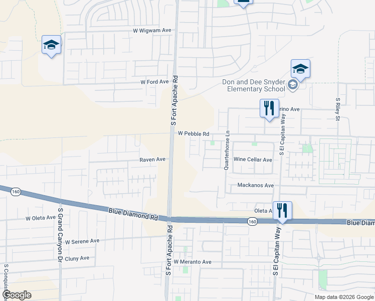 map of restaurants, bars, coffee shops, grocery stores, and more near 9341 Golden Grape Court in Las Vegas