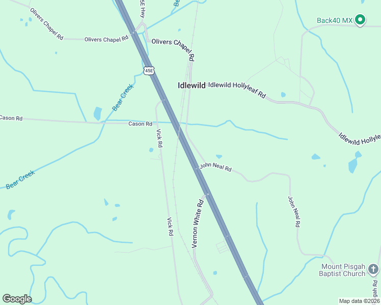 map of restaurants, bars, coffee shops, grocery stores, and more near Milan Highway in Bradford