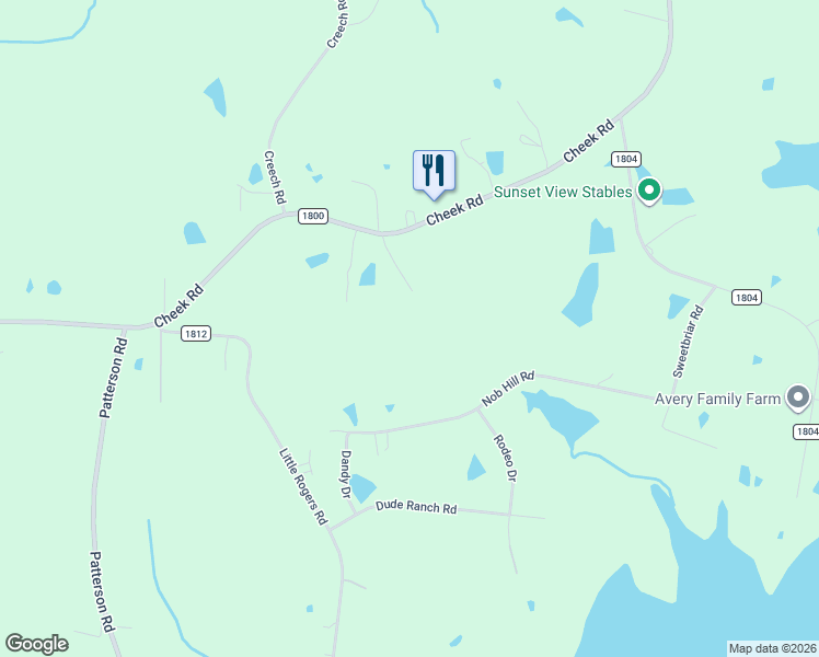 map of restaurants, bars, coffee shops, grocery stores, and more near 5706 Cheek Road in Durham