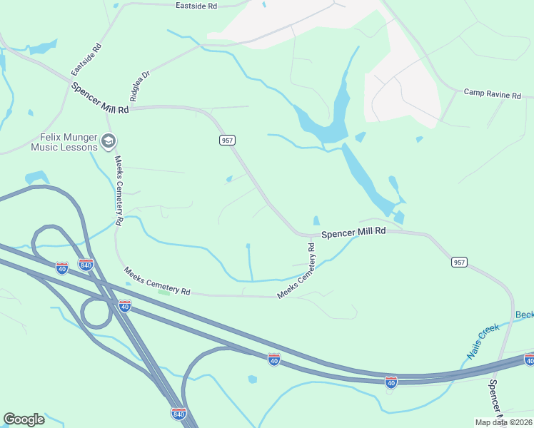 map of restaurants, bars, coffee shops, grocery stores, and more near 5 Luther Lane in Burns