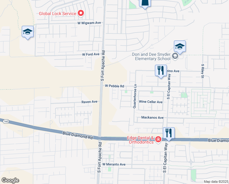 map of restaurants, bars, coffee shops, grocery stores, and more near 9341 Golden Grape Court in Las Vegas
