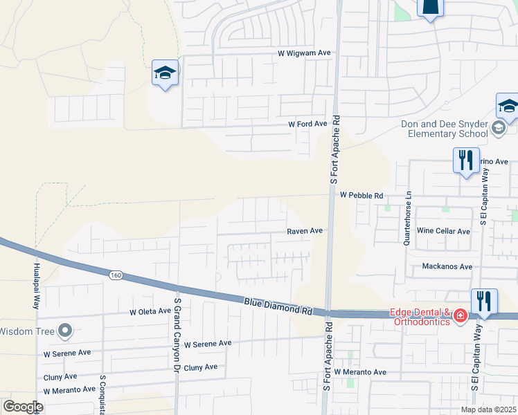 map of restaurants, bars, coffee shops, grocery stores, and more near 8926 Cypress Fog Court in Las Vegas