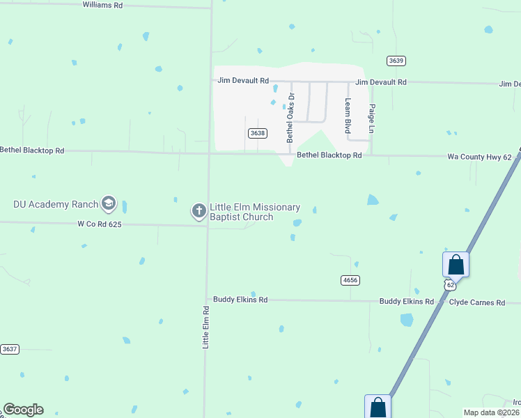 map of restaurants, bars, coffee shops, grocery stores, and more near 12198 Little Elm Road in Farmington
