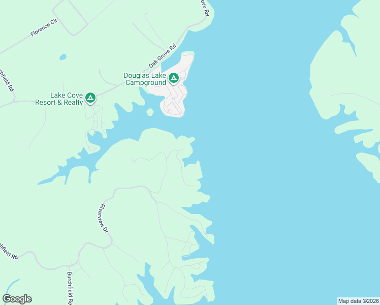 map of restaurants, bars, coffee shops, grocery stores, and more near 960 Bridgeview Hills Drive in Dandridge