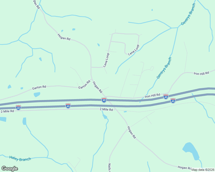 map of restaurants, bars, coffee shops, grocery stores, and more near 1521 Hogan Road in Burns