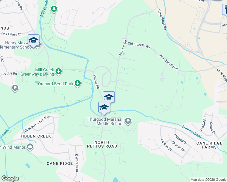 map of restaurants, bars, coffee shops, grocery stores, and more near 873 Preston Road in Nashville