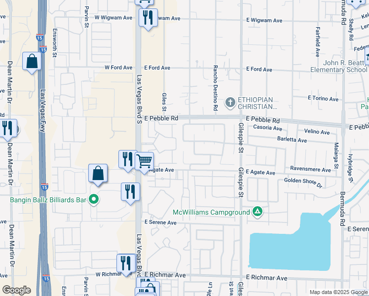 map of restaurants, bars, coffee shops, grocery stores, and more near 9040 Shear Cliffs Court in Las Vegas
