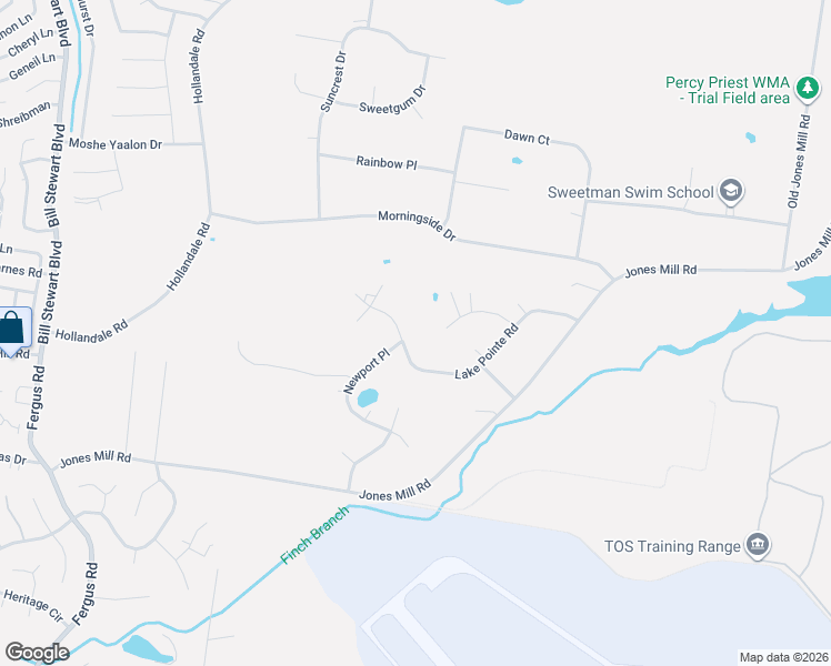 map of restaurants, bars, coffee shops, grocery stores, and more near 148 Lake Pointe Road in La Vergne