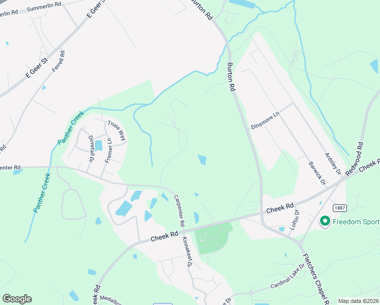 map of restaurants, bars, coffee shops, grocery stores, and more near 2621 Burton Road in Durham