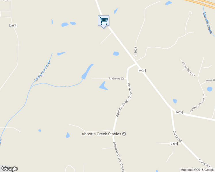 map of restaurants, bars, coffee shops, grocery stores, and more near 6380 Andrews Drive in Kernersville