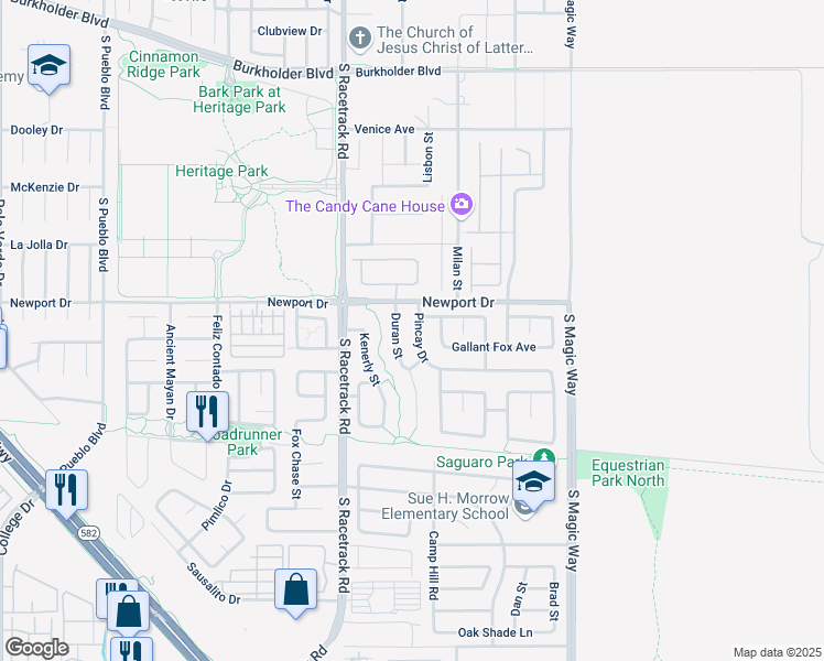 map of restaurants, bars, coffee shops, grocery stores, and more near 1084 Gate Dancer Avenue in Henderson