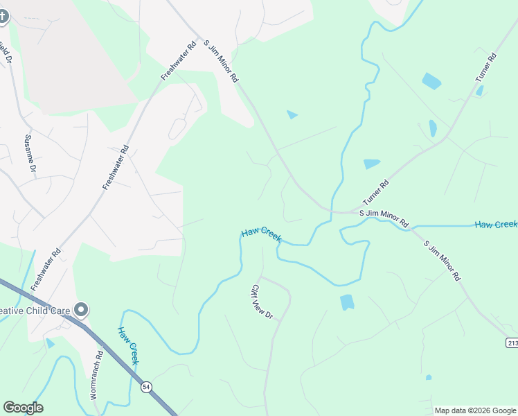 map of restaurants, bars, coffee shops, grocery stores, and more near 2839 South Jim Minor Road in Haw River