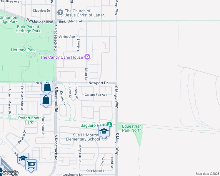 map of restaurants, bars, coffee shops, grocery stores, and more near 513 Faultless Street in Henderson