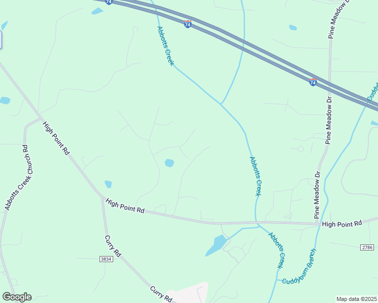 map of restaurants, bars, coffee shops, grocery stores, and more near 150 Serenity Pointe Dr in Kernersville