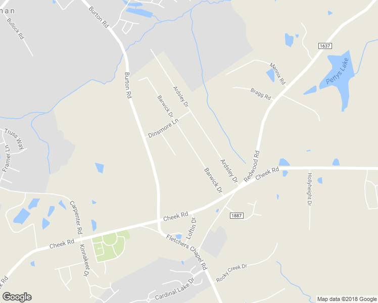 map of restaurants, bars, coffee shops, grocery stores, and more near 2551 Barwick Drive in Durham