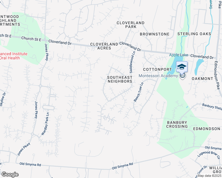 map of restaurants, bars, coffee shops, grocery stores, and more near 608 Bloomfield Way in Brentwood