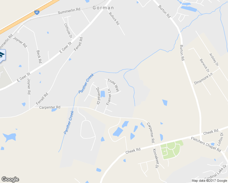 map of restaurants, bars, coffee shops, grocery stores, and more near 105 Jigsaw Drive in Durham