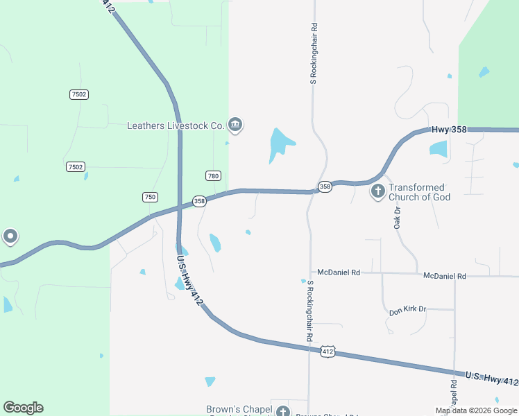 map of restaurants, bars, coffee shops, grocery stores, and more near 5000 Finch Road in Paragould