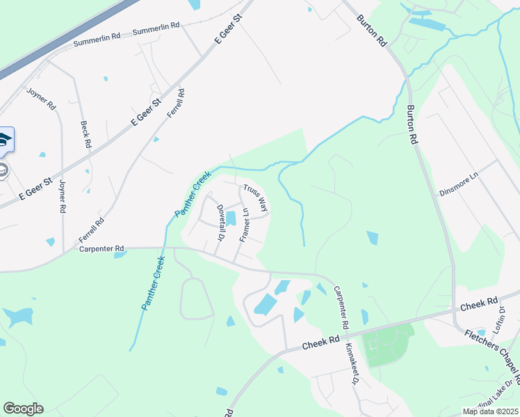 map of restaurants, bars, coffee shops, grocery stores, and more near 105 Jigsaw Drive in Durham