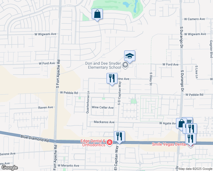 map of restaurants, bars, coffee shops, grocery stores, and more near 9079 Cedar Door Avenue in Las Vegas