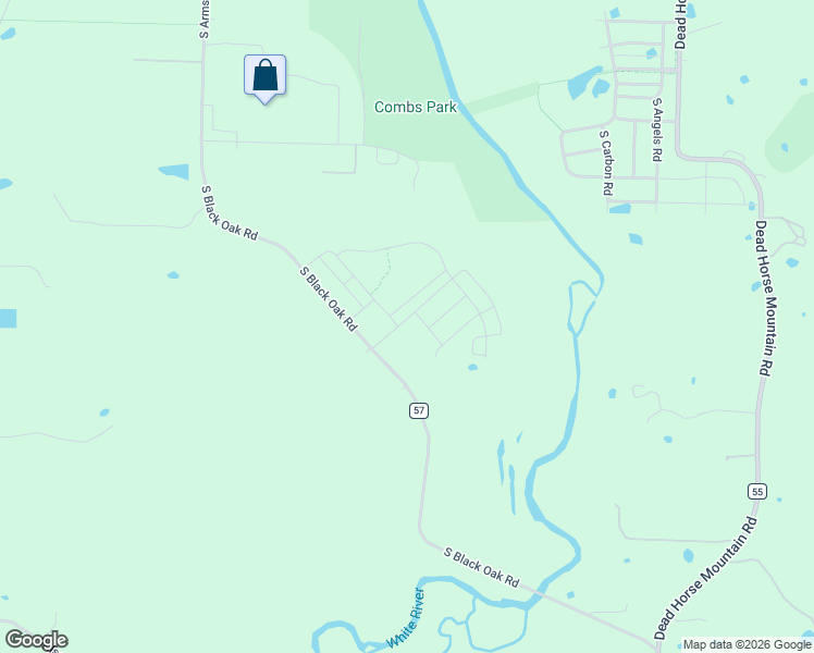 map of restaurants, bars, coffee shops, grocery stores, and more near 3203 South Black Oak Road in Fayetteville