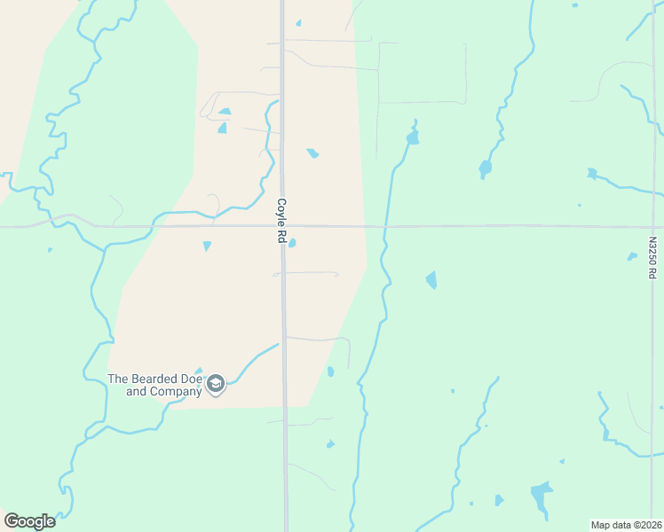 map of restaurants, bars, coffee shops, grocery stores, and more near 8115 Coyle Road in Coyle