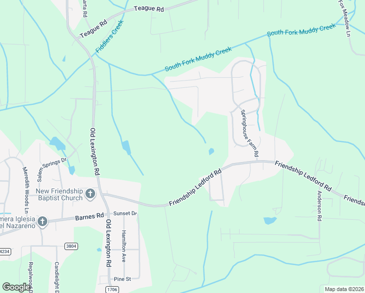 map of restaurants, bars, coffee shops, grocery stores, and more near 8 West 3rd Street in Winston-Salem