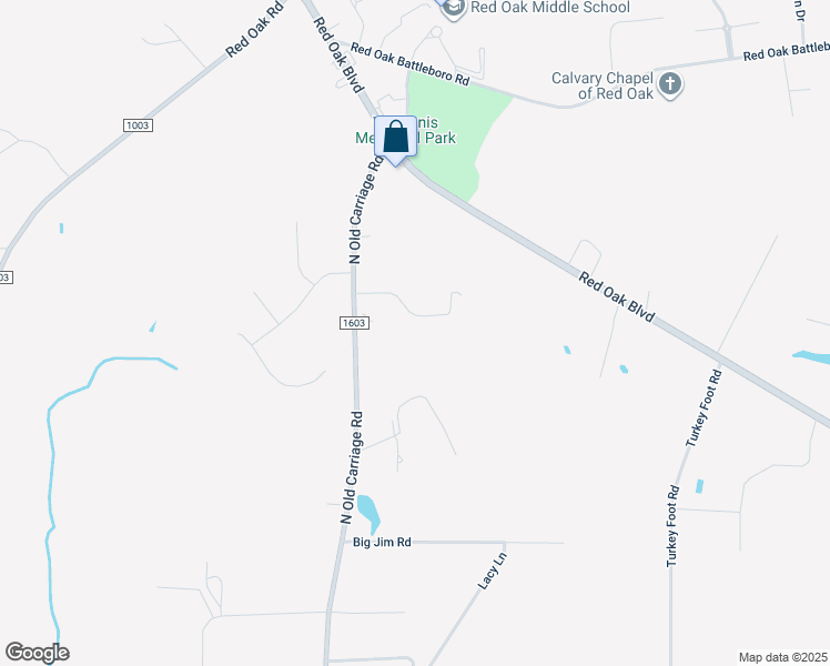 map of restaurants, bars, coffee shops, grocery stores, and more near Coventry Drive in Rocky Mount