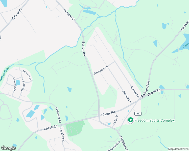 map of restaurants, bars, coffee shops, grocery stores, and more near 2570 Burton Road in Durham