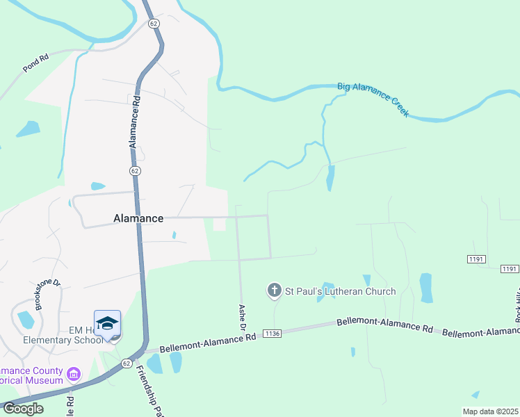 map of restaurants, bars, coffee shops, grocery stores, and more near Hidden Creek Pointe in Burlington