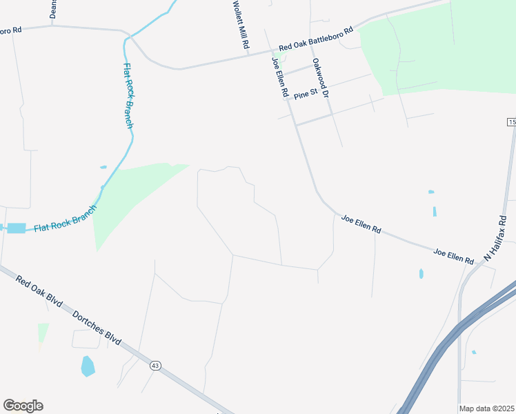 map of restaurants, bars, coffee shops, grocery stores, and more near Joe Ellen Road in Nash County