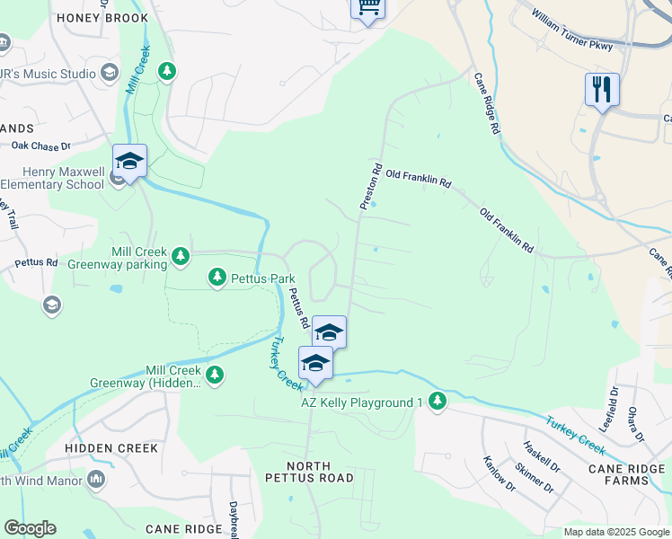 map of restaurants, bars, coffee shops, grocery stores, and more near 165 Lightwood Dr in Nashville