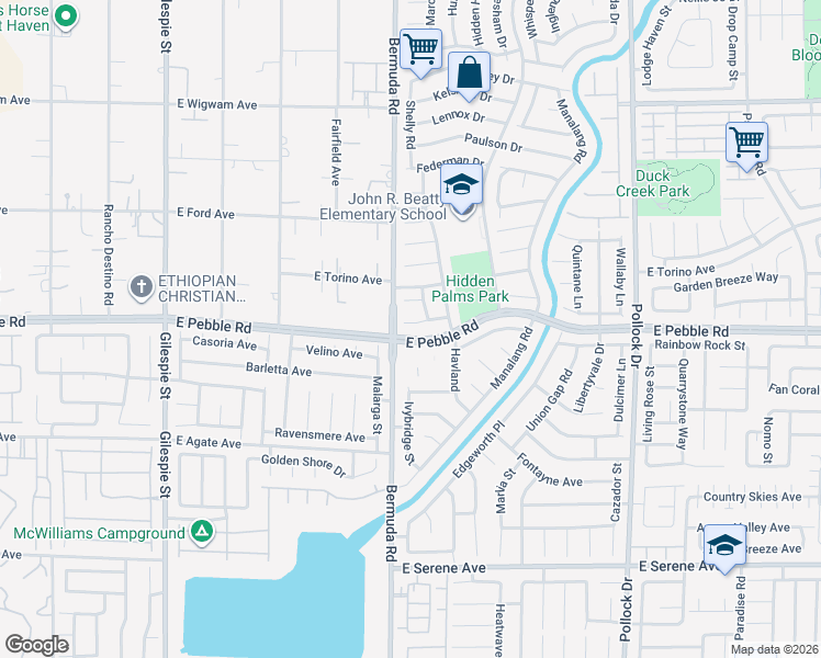 map of restaurants, bars, coffee shops, grocery stores, and more near 435 Compo Avenue in Las Vegas