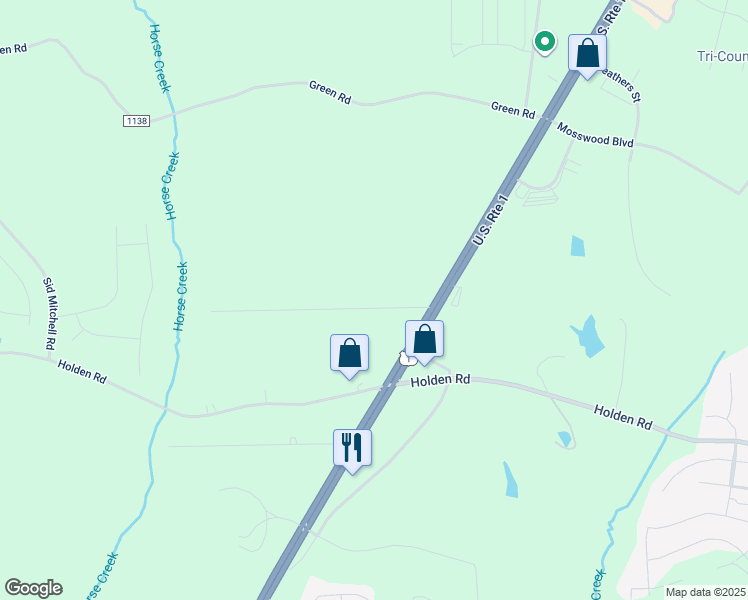 map of restaurants, bars, coffee shops, grocery stores, and more near 2016 Stillwood Drive in Youngsville