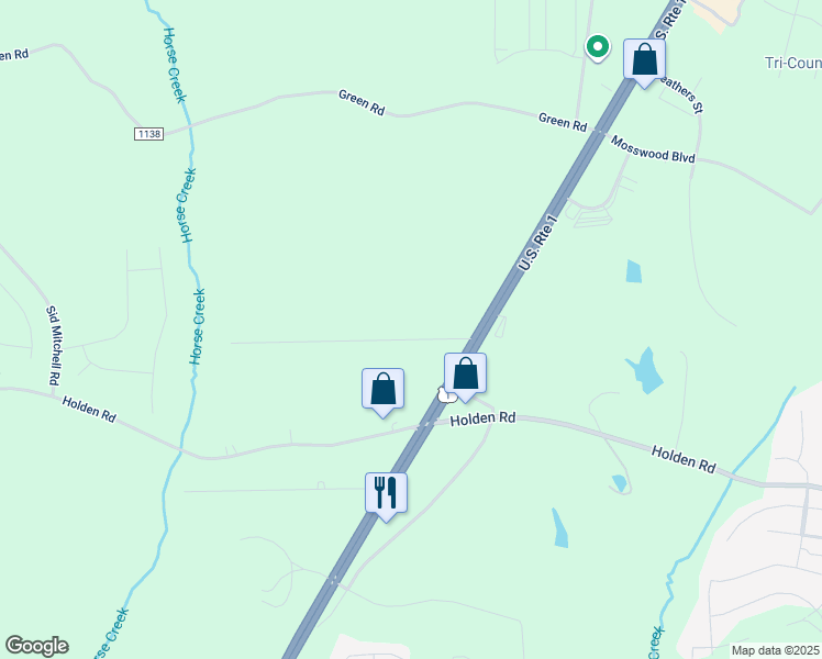 map of restaurants, bars, coffee shops, grocery stores, and more near 2016 Stillwood Drive in Youngsville
