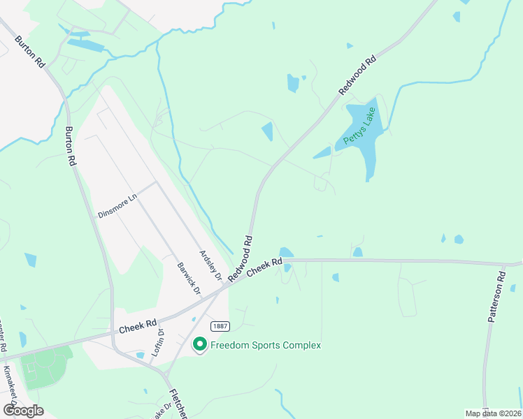 map of restaurants, bars, coffee shops, grocery stores, and more near 2814 Redwood Road in Durham