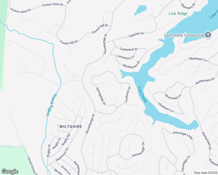map of restaurants, bars, coffee shops, grocery stores, and more near 17 Ridgecrest Circle in Crossville