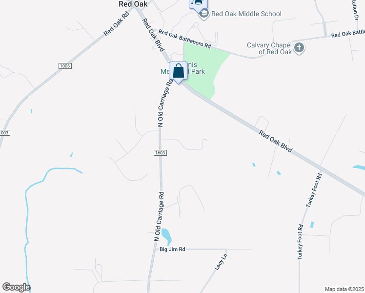 map of restaurants, bars, coffee shops, grocery stores, and more near Coventry Drive in Rocky Mount