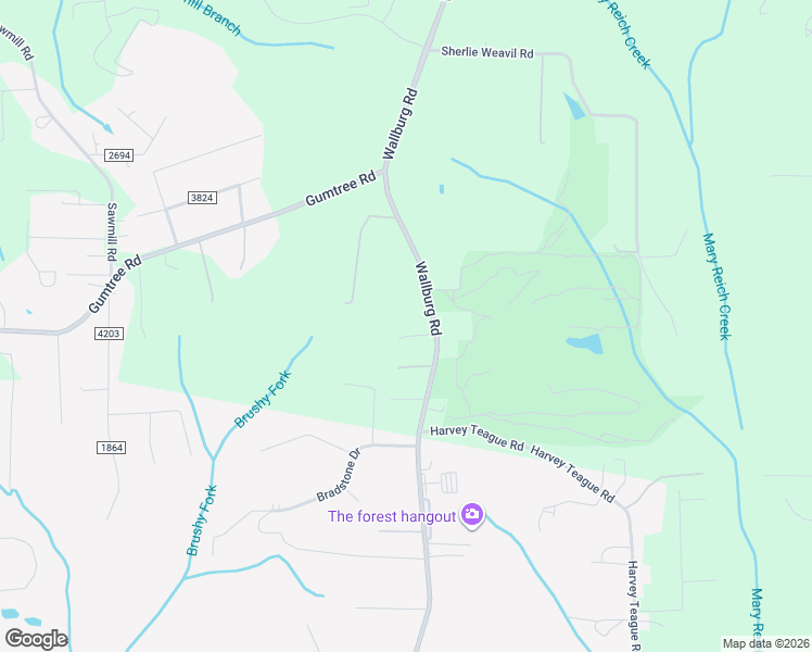 map of restaurants, bars, coffee shops, grocery stores, and more near 4264 Wallburg Road in Winston-Salem