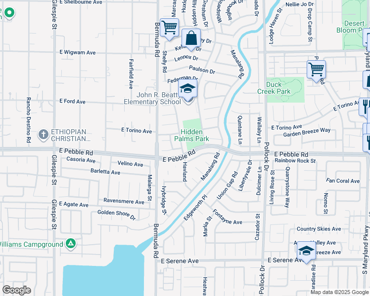 map of restaurants, bars, coffee shops, grocery stores, and more near 8870 Haviland Road in Las Vegas