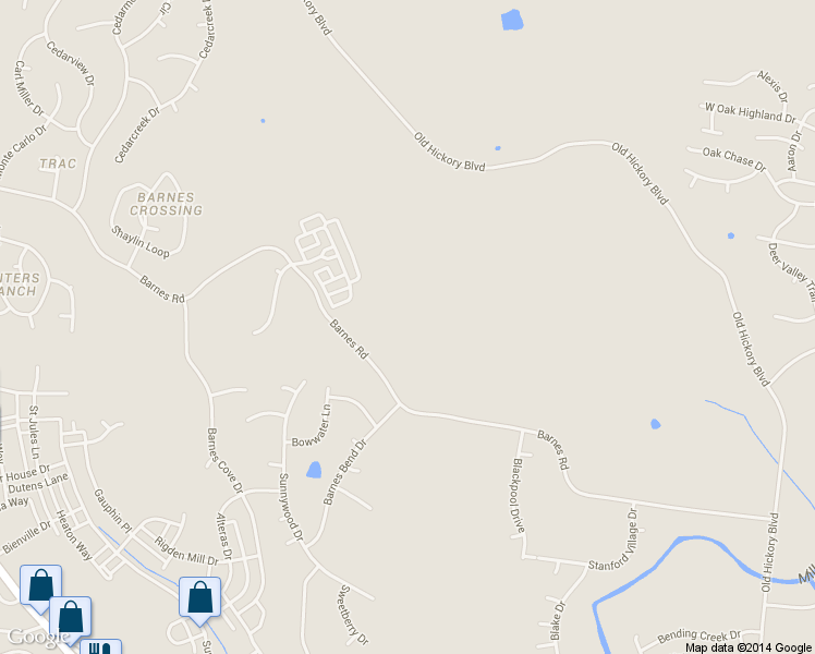 map of restaurants, bars, coffee shops, grocery stores, and more near 1094 Barnes Road in Nashville