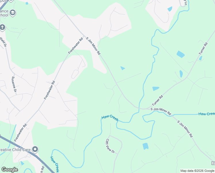 map of restaurants, bars, coffee shops, grocery stores, and more near 2918 Forest Creek Lane in Mebane